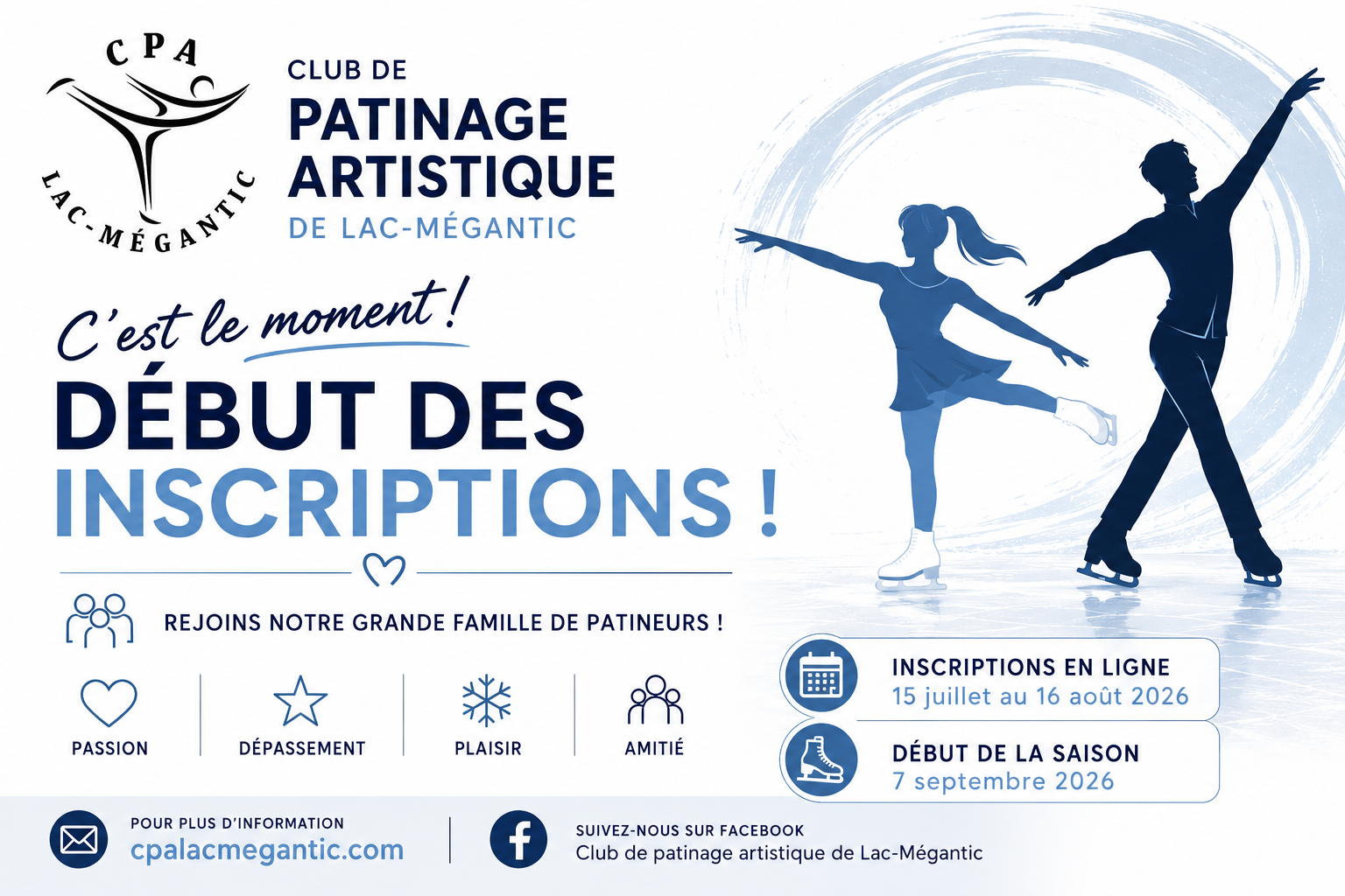 Affiche inscription 2026-27
